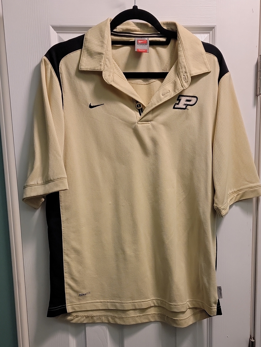 Nike Purdue Men's Gold Polo Shirt